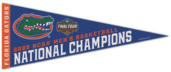 Florida Gators 2025 NCAA Men's Basketball National Champions Official Premium Felt Pennant - Wincraft