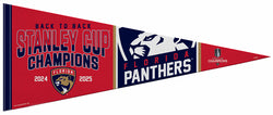 Florida Panthers 2025 BACK-TO-BACK STANLEY CUP CHAMPIONS Official Felt Collector's Pennant - Rico