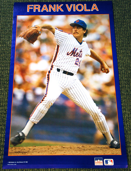 Frank Viola "Ace" New York Mets MLB Baseball Action Poster - Starline 1989