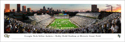Georgia Tech Yellow Jackets Football "Grant Field 100th" Panoramic Poster Print - Blakeway
