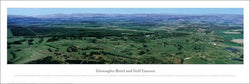 Gleneagles Golf Courses Aerial Panoramic Poster Print - Blakeway Worldwide