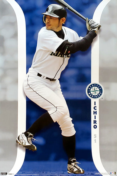 Ichiro Suzuki "Superstar" Seattle Mariners MLB Action Poster - Costacos 2010