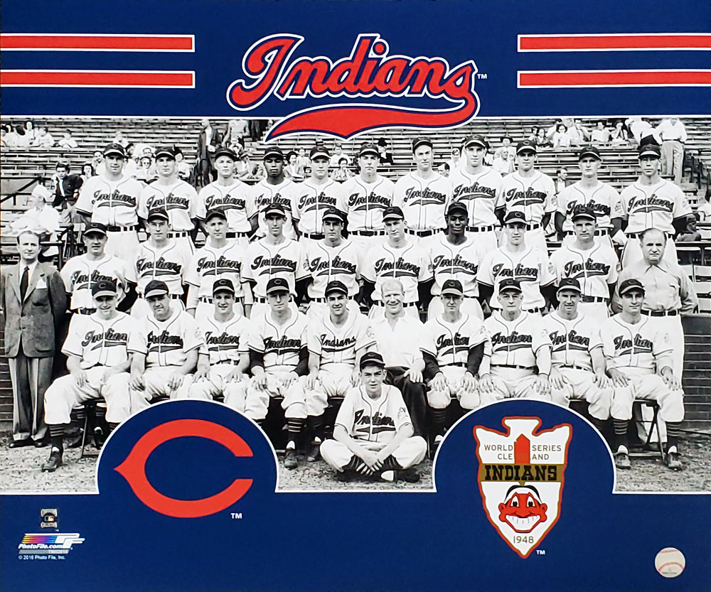 Cleveland Indians 1948 World Series Champions Team Portrait