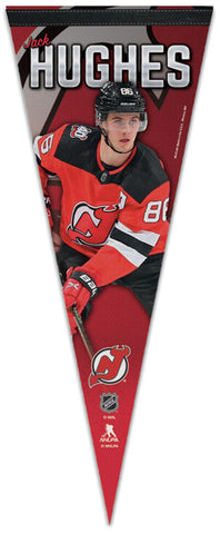 Jack Hughes Superstar Series New Jersey Devils Premium Felt Collector's Pennant - Wincraft 2023