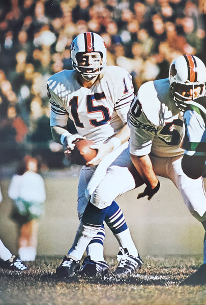 Jack Kemp "SI Classic" Buffalo Bills AFL Football Action Poster - Renselaar 1968 (#2A15)