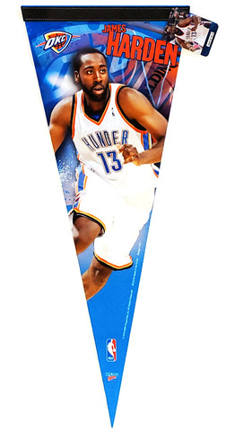 James Harden Oklahoma City Thunder Premium NBA Action Felt Pennant LE /2010 - Wincraft