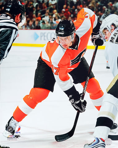 Jeff Carter "Faceoff" Philadelphia Flyers Premium Poster Print - Photofile 16x20