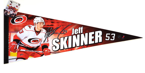 Jeff Skinner Carolina Hurricanes Signature Series Premium Felt Collector's Pennant (LE /1,000)