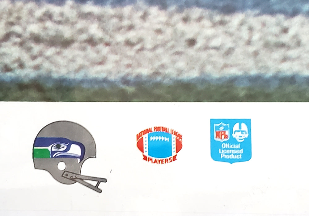 Jim Zorn Seattle Seahawks QB Vintage Original 1977 NFL Action Poster Sports Poster Warehouse