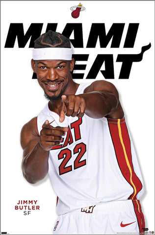 Jimmy Butler "Superstar" Miami Heat Official NBA Basketball Poster - Costacos 2023