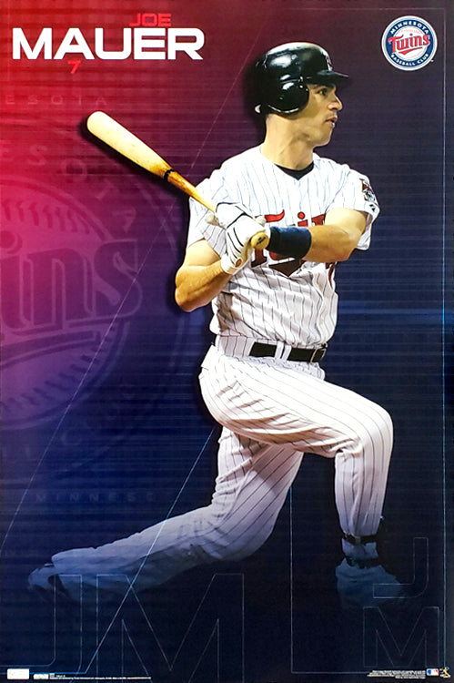 Joe Mauer Superstar Minnesota Twins Action Poster - Costacos Sports –  Sports Poster Warehouse