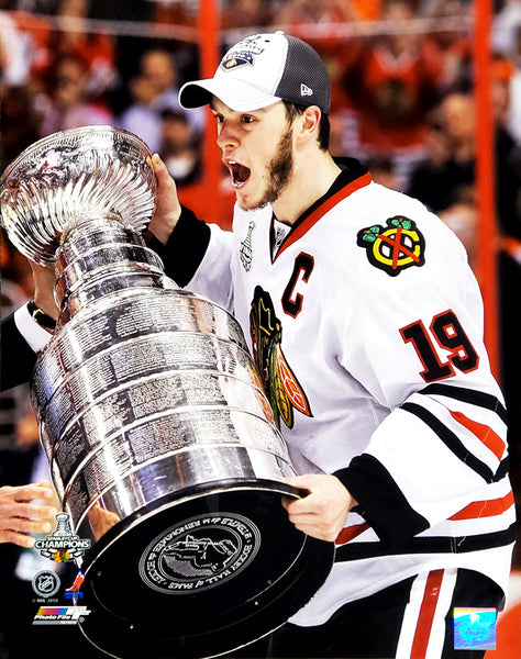 Jonathan Toews "Our Cup!" (2010) Chicago Blackhawks Poster Print - Photofile 16x20