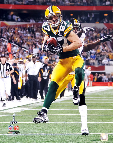 Jordy Nelson "Super Bowl TD" (2011) Green Bay Packers Premium Poster Print - Photofile 16x20