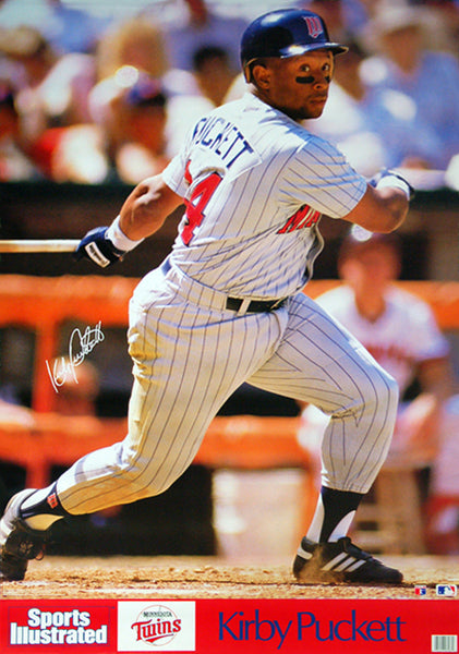 Kirby Puckett "Prime" Minnesota Twins Vintage Original Poster - Sports Illustrated by Marketcom 1989