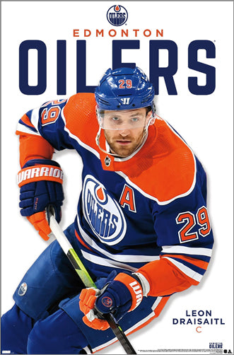 HWC Trading Leon Draisaitl Edmonton Oilers Gifts Photo imprimée avec