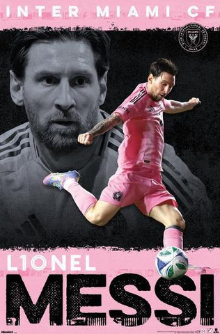 Lionel Messi "In Action" Inter Miami CF MLS Soccer Poster - Costacos 2025