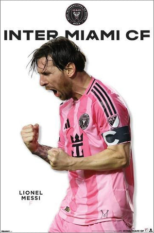 Lionel Messi "Passion For The Game" Inter Miami CF MLS Soccer Poster - Costacos 2025