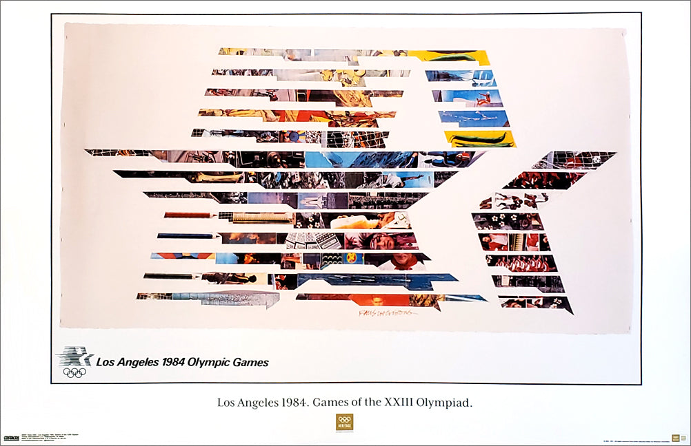 Poster for the 1984 Summer Olympic Games held in Los Angeles ... Poster for the 1984 Summer Olympic Games held in Los Angeles ...