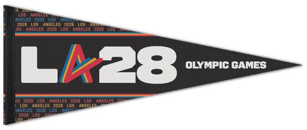 Los Angeles 2028 Summer Olympic Games Official Premium Felt Event 12x30 PENNANT - Wincraft