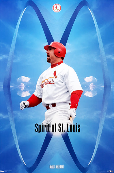 Mark McGwire "Spirit of St. Louis" St. Louis Cardinals MLB Poster - Costacos 1998