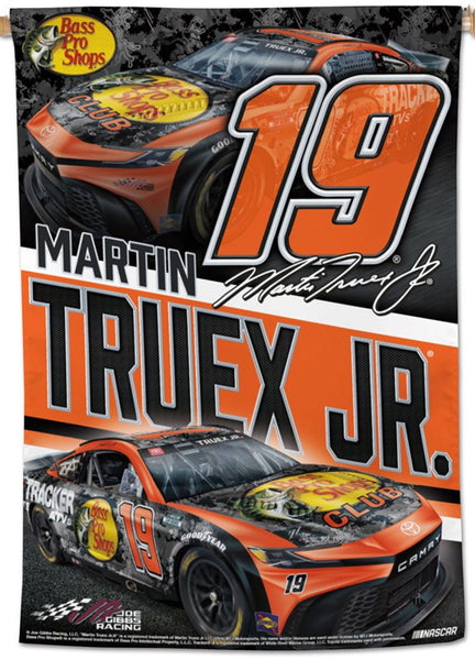 Martin Truex Jr. NASCAR Bass Pro Shops #19 Premium 28x40 WALL BANNER - Wincraft Inc.