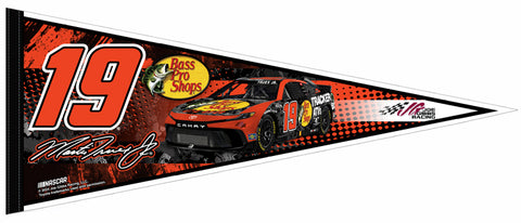 Martin Truex Jr. NASCAR Bass Pro Shops #19 Auto Racing Action Felt Collector's Pennant - Wincraft Inc.