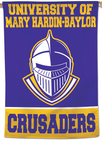 University of Mary Hardin-Baylor CRUSADERS Official NCAA Premium 28x40 Wall Banner - Wincraft