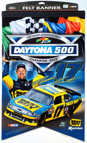 Matt Kenseth 2012 Daytona 500 Champion Commemorative Banner - Wincraft