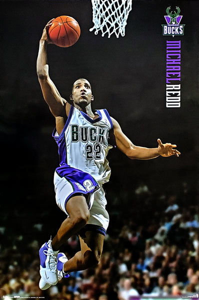 Michael Redd "Action" Milwaukee Bucks NBA Action Poster - Costacos 2005