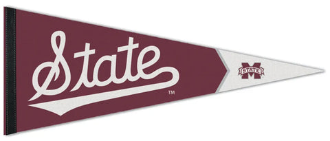 Mississippi State Bulldogs Classic-State-Style Retro NCAA Premium Felt Collector's Pennant - Wincraft
