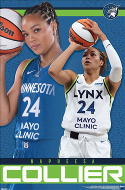 Napheesa Collier "Superstar" Minnesota Lynx WNBA Women's Basketball Poster - Costacos 2025