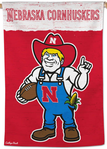 Nebraska Cornhuskers Football College Vault 1970s-Style Official NCAA Premium 28x40 Wall Banner - Wincraft Inc.