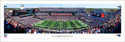 New England Patriots Gillette Stadium Gameday Panoramic Poster Print - Blakeway 2023
