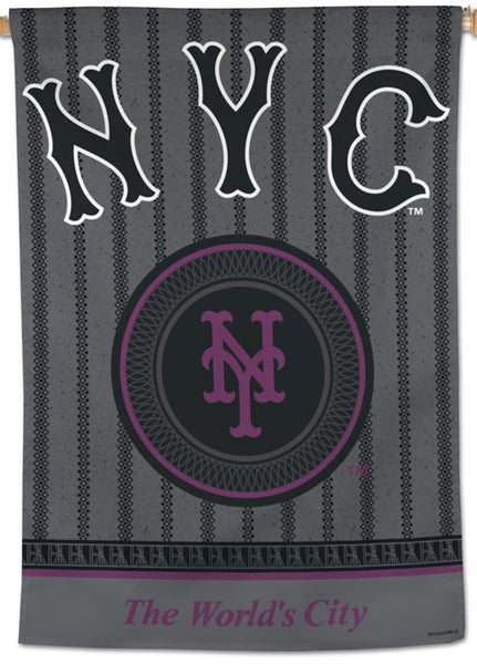 New York Mets MLB City Connect Edition Official 28x40 Wall Banner - Wincraft Inc.