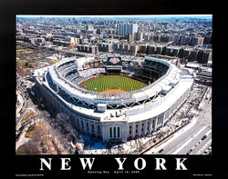 New York Yankees New Yankee Stadium Opening Day 2009 Aerial View Poster - Aerial Views by Mike Smith