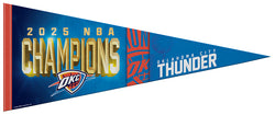 Oklahoma City Thunder 2025 NBA CHAMPIONS Official Felt Collector's Pennant - Rico Inc.