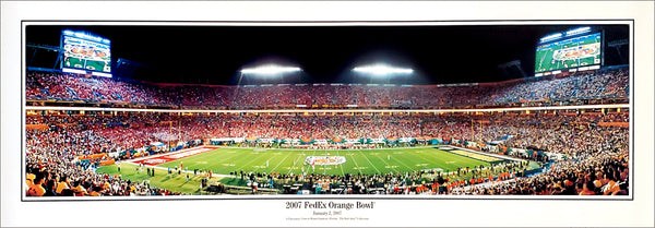 Orange Bowl 2007 (Louisville Cardinals vs. Wake Forest) Panoramic Poster Print - Everlasting Images