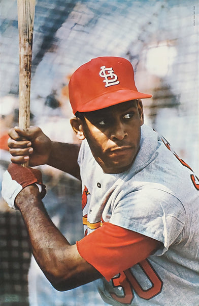 Orlando Cepeda "SI Classic" St. Louis Cardinals Baseball Action Poster - Renselaar Corp. 1968