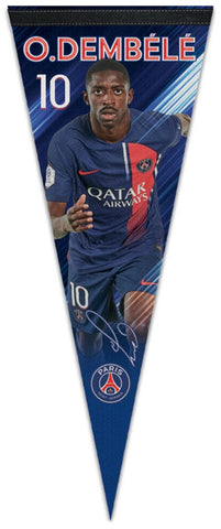 Ousmane Dembélé Paris Saint-Germain FC Signature Series Premium Felt Pennant - Wincraft Inc.