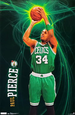Paul Pierce "Electrified" Boston Celtics NBA Action Poster - Costacos 2012