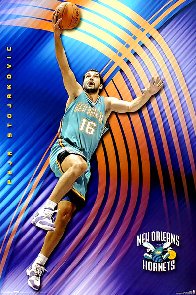 Peja Stojakovic "Sting" New Orleans Hornets NBA Action Poster - Costacos 2007