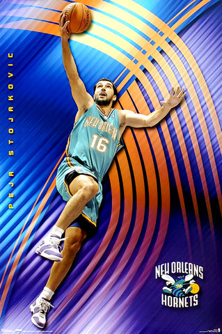 Peja Stojakovic "Sting" New Orleans Hornets NBA Action Poster - Costacos 2007