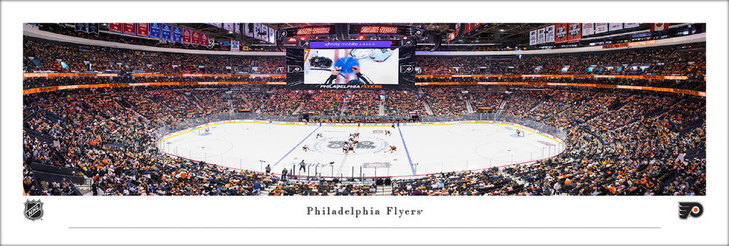 Philadelphia Flyers Xfinity Mobile Arena NHL Game Night Panoramic