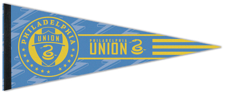 Grand Fanion Vintage Seattle Sounders - Banderin Pennant Club De Soccer Américain