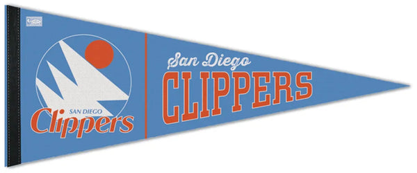 San Diego Clippers NBA Retro 1970s-Style Premium Felt Collector's Pennant - Wincraft Inc.