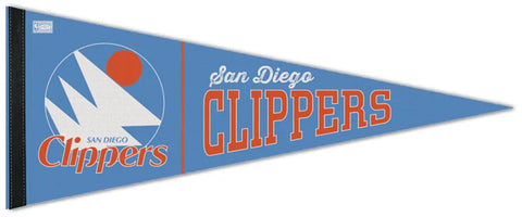 San Diego Clippers NBA Retro 1970s-Style Premium Felt Collector's Pennant - Wincraft Inc.