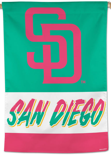 San Diego Padres Official MLB City Connect Premium 28x40 Wall Banner - Wincraft Inc.