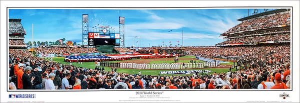 San Francisco Giants World Series 2014 Game Three Panoramic Poster Print - Everlasting Images