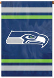 Seattle Seahawks Official NFL Team 28x44 Premium Applique Wall Banner - Party Animal