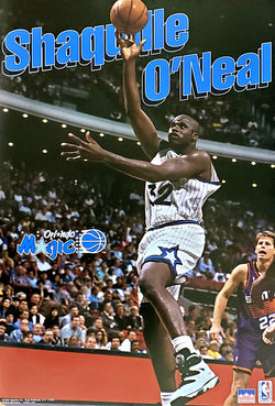 Shaquille O'Neal "In the Paint" Orlando Magic NBA Action Poster - Starline 1995